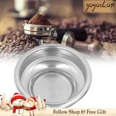 Gogoshopp-br Cesta de filtro de café de aço inoxidável de alta pressão de 58 mm para casa de tijolo poroso de máquina