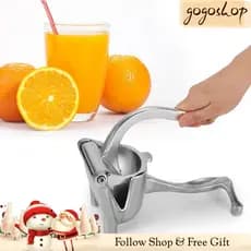 Gogoshopp-br Espremedor de limão portátil de aço inoxidável manual espremedor de frutas laranja extrator ferramenta