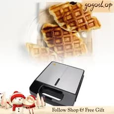 Gogoshopp-br Yosoo Health Gear Waffle Maker Sanduíche de café da manhã com design em formato de coração Aquecimento