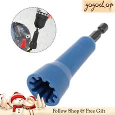 Gogoshopp-br Fockety Fio Porca Universal Driver Ferramenta de torção para conector de broca com mandril de 1/4 pol.