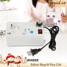 Gogoshopp-br Nannday Enrolador de bobina elétrica Corda automática para costura, tecelagem, fio de tricô,