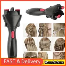 Wonderlane-br Wonderlane-br Trança de cabelo elétrica DIY, automática, portátil, fonte de alimentação USB, máquina