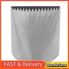 Wonderlane-br Bico de confeiteiro grande de aço inoxidável, dupla face, tubo de decoração de bolo, meia fileira, ponta