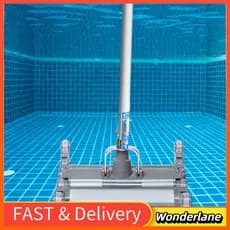 Wonderlane-br Aspirador de pó para piscina, equipamento de limpeza por sucção de sujeira, liga de alumínio,