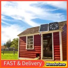 Wonderlane-br Wonderlane-br Dpofirs 13,5 pol. Kit de exaustão com ventilador movido a energia solar Ventilação de