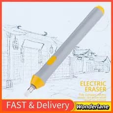 Wonderlane-br Wonderlane-br Kit elétrico de borracha de lápis operado por bateria com 22 recargas automáticas para