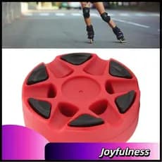 Joyfulness-br Disco de hóquei em rolo deslizante fácil - disco de plástico para ambientes externos e internos com