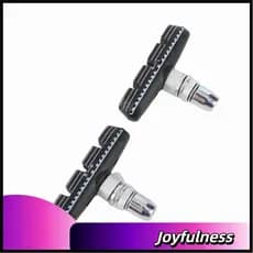 Joyfulness-br Pastilhas de freio de 55 mm para bicicleta dobrável 1 par de freios V blocos de borracha com porcas