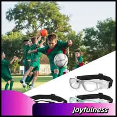 Joyfulness-br Joyness-br Óculos de proteção para basquete infantil, óculos de proteção para futebol, futebol, protetor