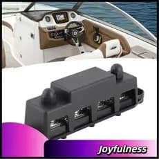 Joyfulness-br joyness-br Barra de barramento de bloco de distribuição de energia de 4 postes Classificação de 250 Amp