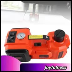 Joyfulness-br Pissente 5t macaco hidráulico elétrico para carro, 12v dc, elevador automotivo resistente, luz led,