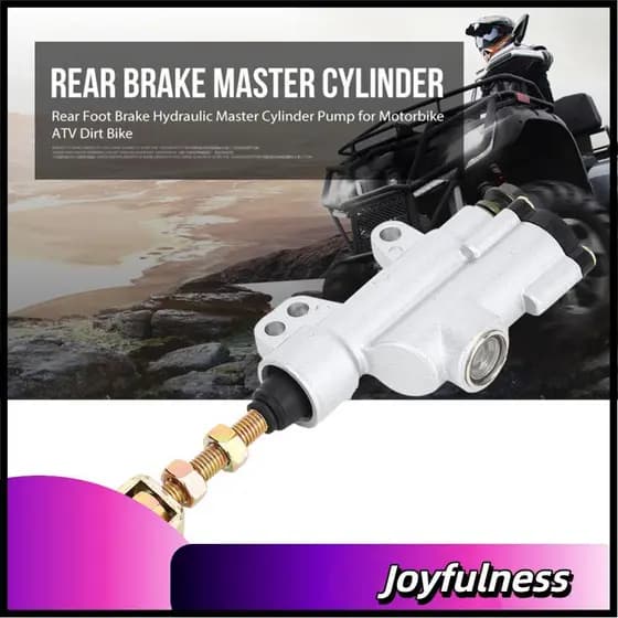 Joyfulness-br Joyness-br Bomba de cilindro mestre hidráulico de freio pé traseiro universal ATVs moto ATV Dirt Bike