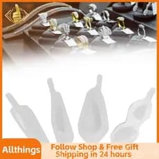 allthingss-br Molde de fundição de resina de gel de silicone durável fácil de limpar DIY artesanato jóias pingente