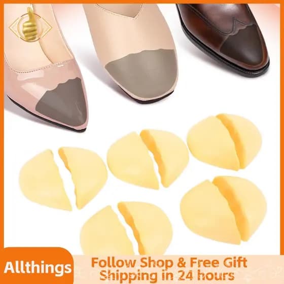Allthingss-br Inserções de enchimento de sapato enchimentos de almofada de dedo do pé macio para sapatos de tamanho