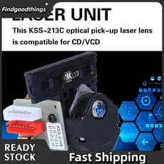 Findgoodthings-br Lente laser Rosvola KSS-210A lente de captação óptica para peças de reposição do mecanismo de CD/VCD