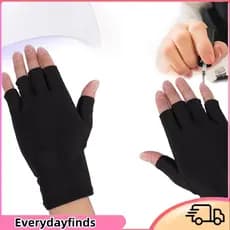 Everydayfinds-br Everydayfinds-br CFTGIW Luvas profissionais de fibra de algodão anti-luvas para arte em unhas