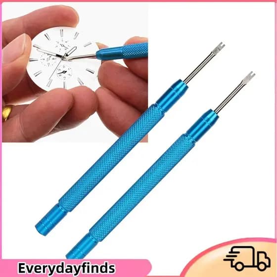 Everydayfinds-br dailyfinds-br Removedores de mãos de relógio 2 peças extrator tipo alavanca Ferramentas de pressão