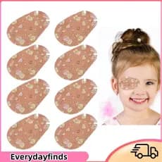 Everydayfinds-br Bloqueio respirável de recuperação de almofada de olho infantil para hospital escolar em casa ao ar