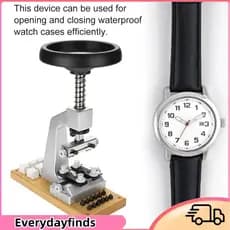 Everydayfinds-br Everydayfinds-br Abridor de caixa de relógio 5700 Banco de relógio de pulso traseiro com 6 matrizes