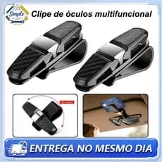 Kit 2 Suporte Para Óculos Carro Quebra Sol Veicular Clips Para Óculos Carro Quebra Sol，Clip Giratório 180° Universal