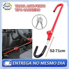 Trava de Segurança Antifurto Pedal E Volante De Aço Para Carro-roubo Do De Volante Multifuncional Bloqueio