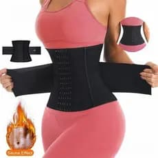 Cinto De Treinamento De Cintura – Modelador Abdominal Para Exercícios E Ioga Com 7 Ossos De Suporte QXZW LEVJ