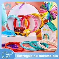 Filamento ABS premium varias cores Impressora 3D 50/100M matéria prima virgem para impressão 3D