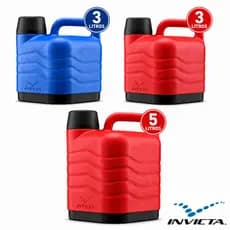 Garrafão Térmico Pro Invicta 3L 5L Azul e Vermelho Velvet Conserva Quente e Frio Original