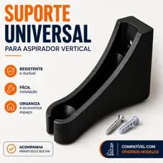 Suporte Para Aspirador De Pó Vertical Parede Universal Organizador Compatível Electrolux Wap Philco