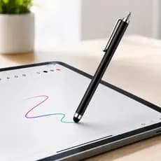 Caneta Touch Screen Em Metal Stylus Para Smartphone Celular Tablet e Mesa Digitalizadora