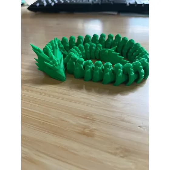 🐉 Dragão Articulado Geométrico Low Poly em Impressão 3D | Dragão Flexível Decorativo