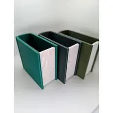 Porta Marca-Páginas em Formato de Livro | Organizador para Marcadores | Decoração para Leitores