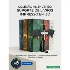 Suporte de Livros Dragão Alienígena Impresso em 3D – Aparador de Livros Decorativo Premium GOT | AlienVerso