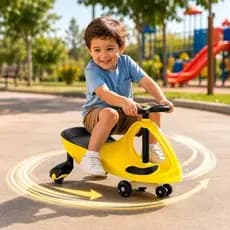 Carrinho Rolimã Infantil Esportivo Super Compacto Amarelo
