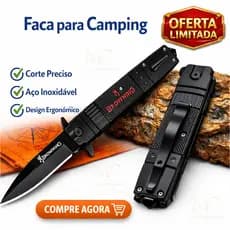 Faca para Frutas e Camping - Ideal para Corte Preciso e Durável