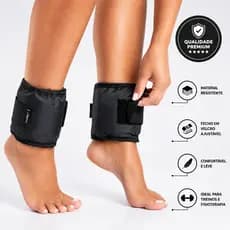 Par de Caneleira de Peso Ajustável 1KG a 5KG Academia Musculação Funcionais e Fisioterapia