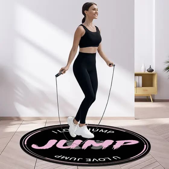 Pular corda tapete de absorção de choque tapete de Yoga em casa Fitness à prova de choque isolamento acústico tapete ant