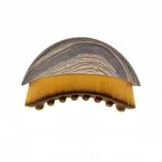 Pincel de contorno adequado para contorno linfático ergonômico escova de massagem Facial olho pescoço cuidados escova pó