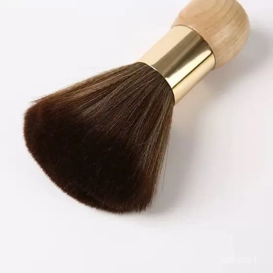 Barbeiro de madeira maciça escova de varredura de cabelo salão de cabeleireiro fibra macia escova de cabelo limpeza de v