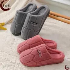 Outono inverno 2025 novo estilo interior casa casal chinelos de lã sapatos quentes confinamento antiderrapante forro de