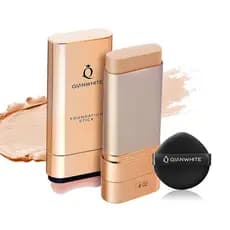 Base em Bastão à Prova d'Água, Maquiagem Nude de Cobertura Total, Tintura Coreana com Pincel para Todos (BEIGE, 0.7Oz/20