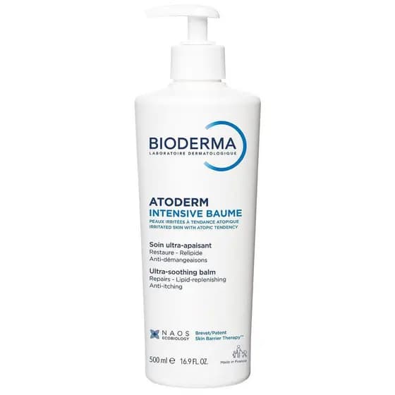 Bioderma Atoderm Intensive Balm, Bálsamo Hidratante para Pele Seca e Atópica Sensível, Hidratante para Rosto e Corpo com