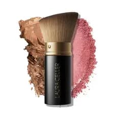 LAURAGELLERNEWYORK Pincel de Maquiagem Profissional - Livre de Crueldade 02 Pincel Kabuki Retrátil Angulado U5S7