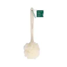 EcoToolsEcoPoufEscova de Banho,Escova de Lufa para Banho e Chuveiro,Feita com Cabo Longo e Material Reciclado,Rede Macia