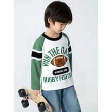 Marca de comércio exterior pedido Original roupas infantis 2026 primavera versão coreana meninos camisa de fundo puro al