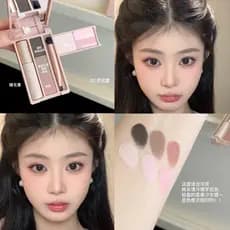 Juduo juduo Palm Box Mini paleta sombra rímel maquiagem paleta abrangente contorno sobrancelha pó Blush destaque feminin