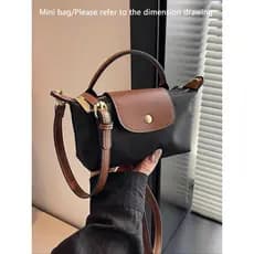 Bolsa de Mão Elegante e Minimalista para Mulheres, Bolsa de Ombro de Cor Sólida e Moderna, Bolsa Versátil para Passeios