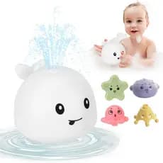Brinquedo de spray de água para banho de bebê, adequado para crianças de 1 a 3 anos, brinquedo de banheira para crianças