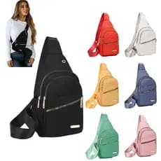 Mochilas Transversais allSling para Mulheres, Bolsa de Peito, Bolsa Transversal, Pochete para Atividades ao Ar Livre, Ca