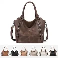 CLUCIShopFridayFall Bolsa de Mão Feminina para Laptop, Bolsa de Ombro de Couro Vegano de Grande Capacidade, Bolsa Hobo F